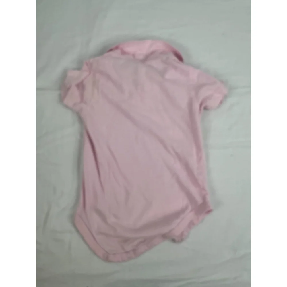 Baby Girl Virginia Tech Hokies Snap Bottom Short Sleeve Bodysuit Size Small Pink